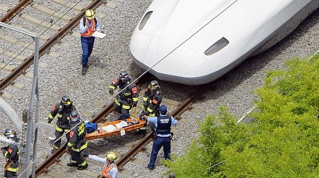 2 Deaths Are Reported in Fire on Japanese Bullet Train